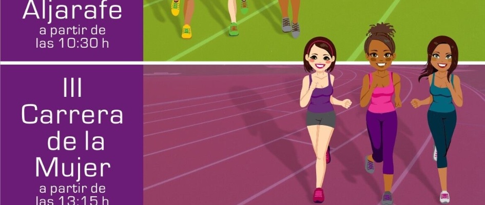 Cartel XX Carrera Escolar del Aljarafe y III Carrera de la Mujer
