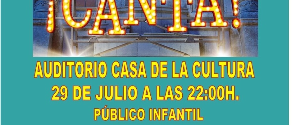Cartel cine 29 julio CANTA