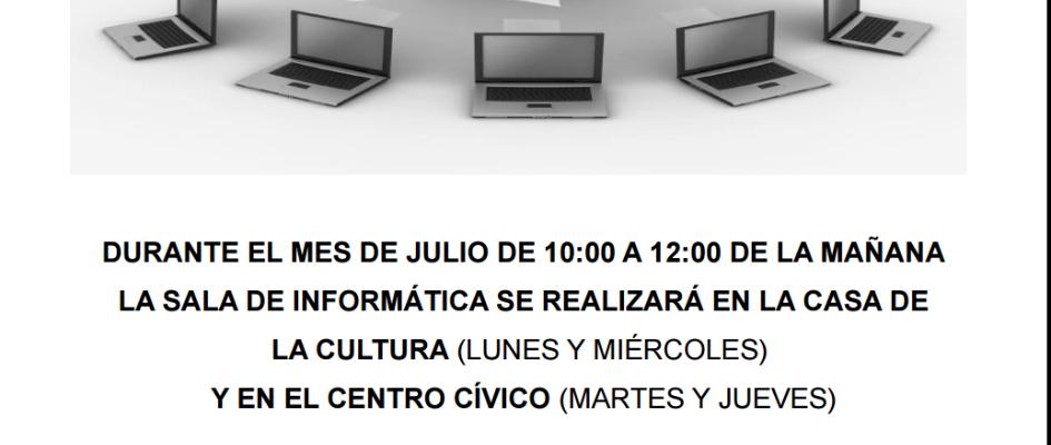 cartel aula informativa julio y agosto