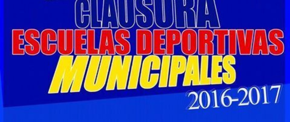 cartel clausura Escuelas deportivas municipales