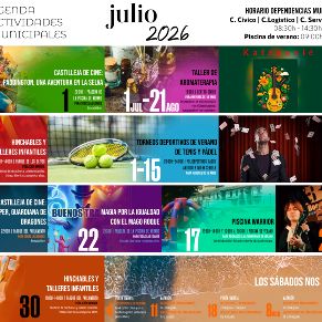 Agenda julio 2026