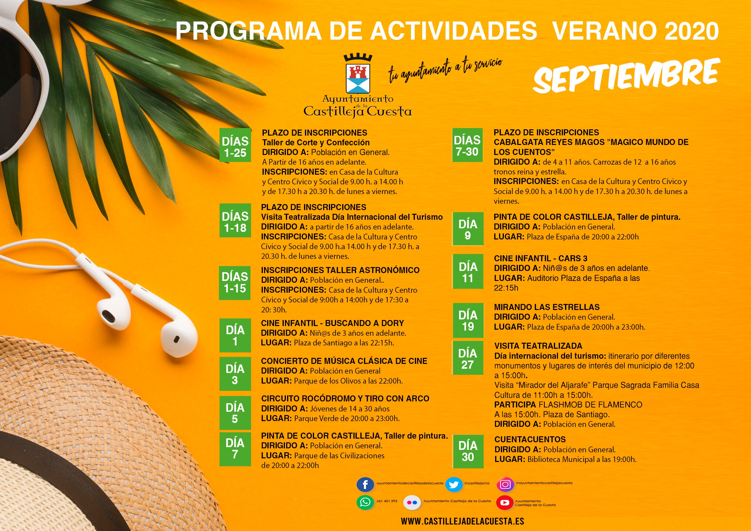 AGENDA SEPTIEMBRE 2020