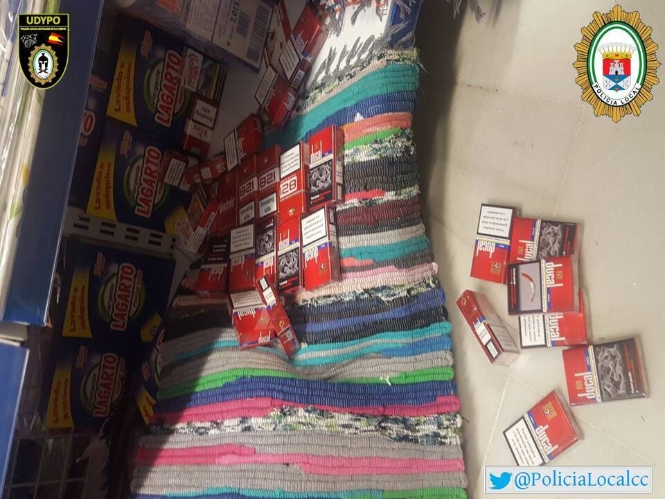 Actuación contra venta de tabaco ilegal  Castilleja Cta 3