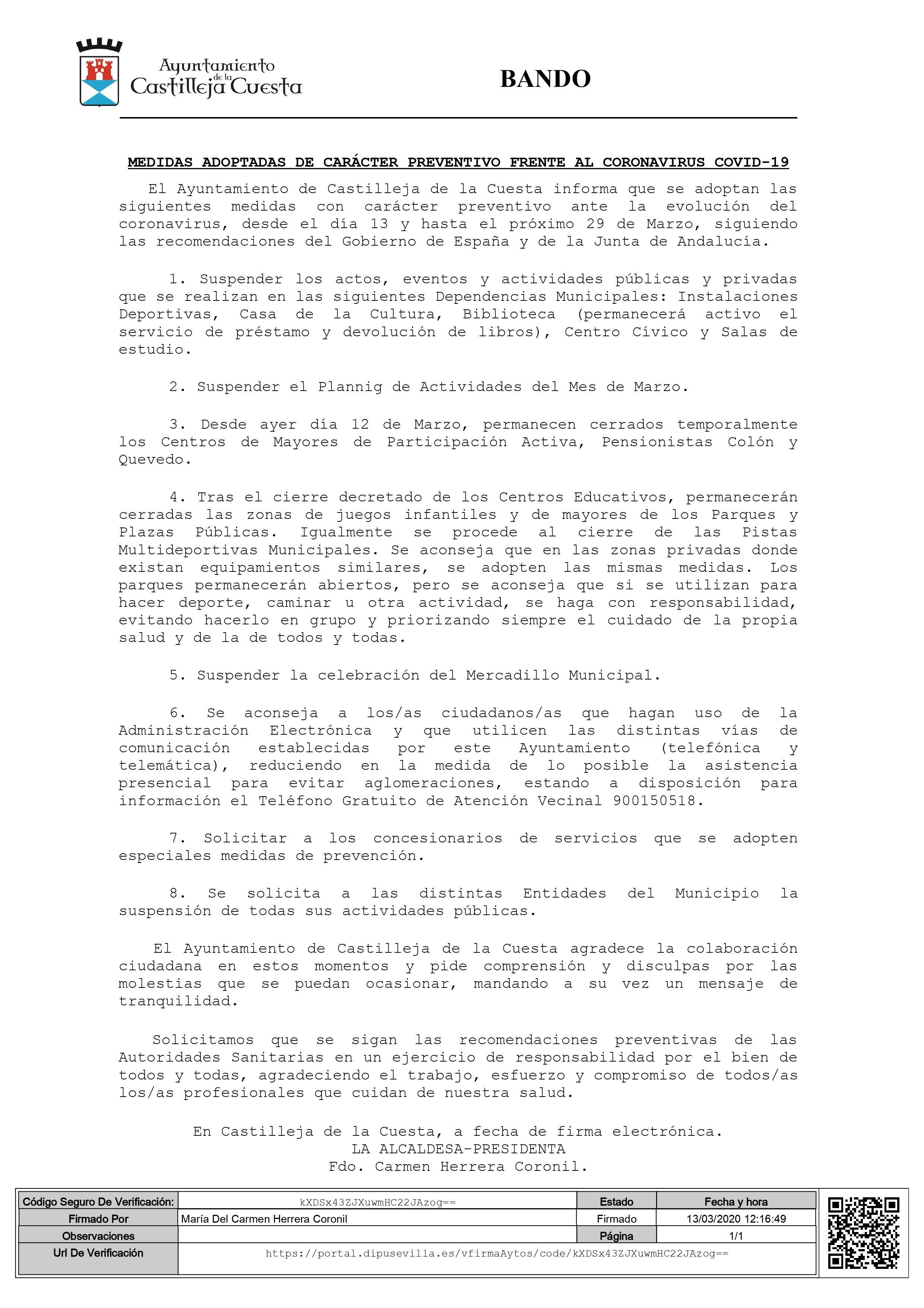 Bando Informativo_Coronavirus