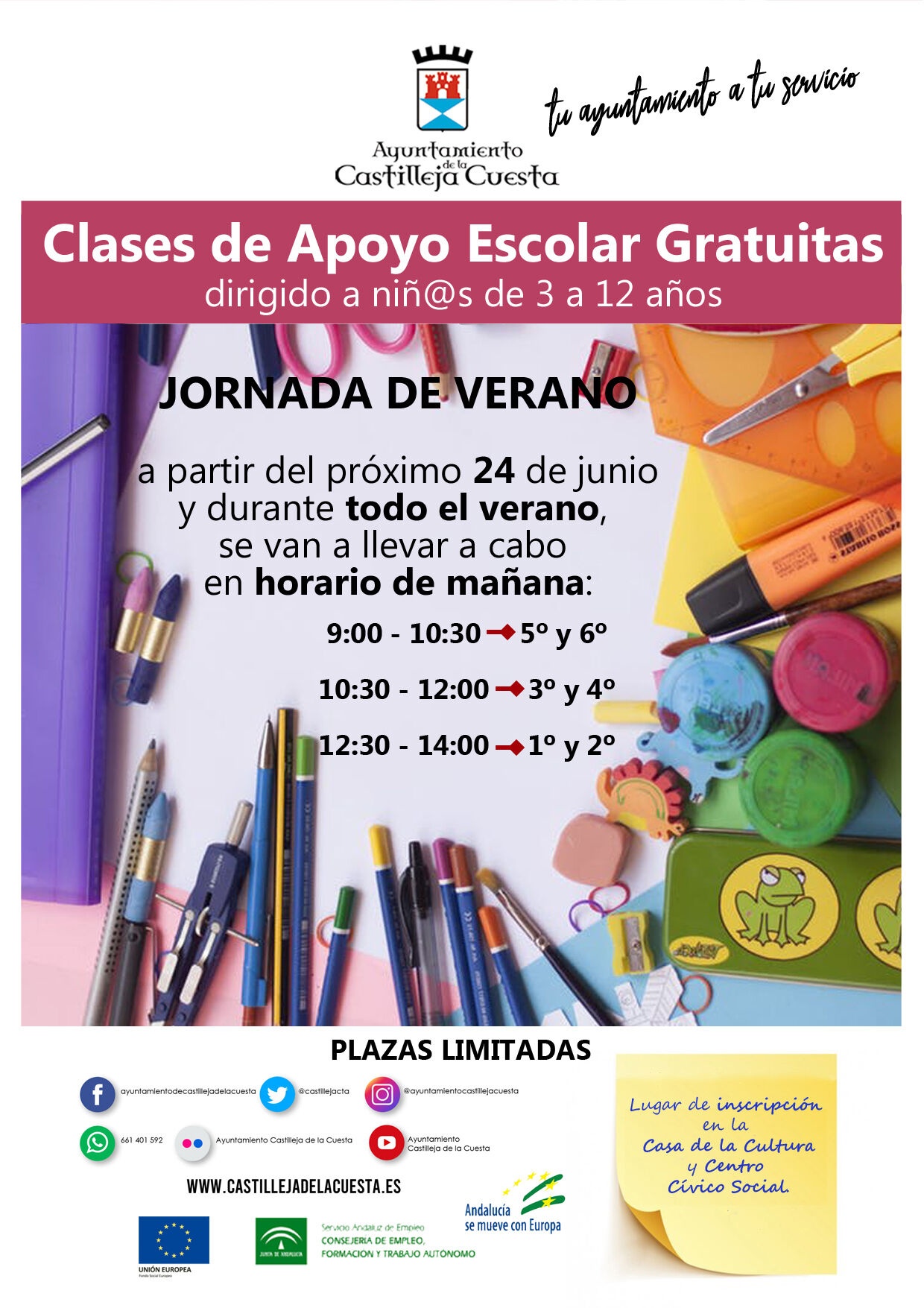 CARTEL APOYO_horario verano