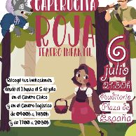 Cartel Caperucita Roja teatro