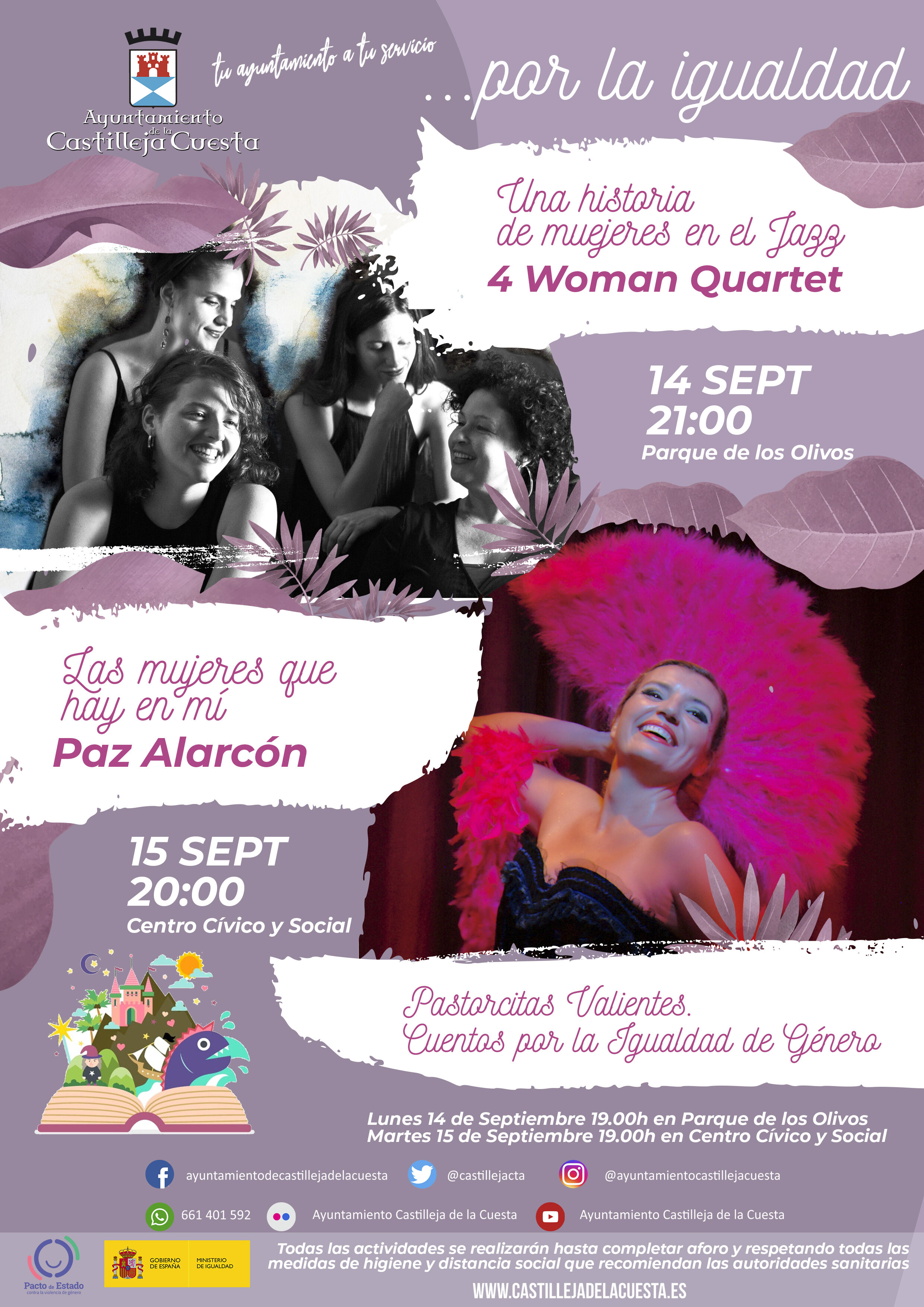 Cartel Cultura e Igualdad 2020