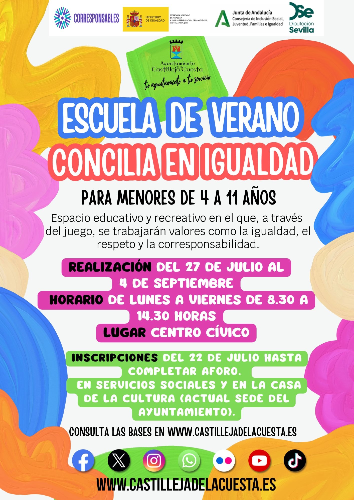 Cartel Escuela de Verano JUL26
