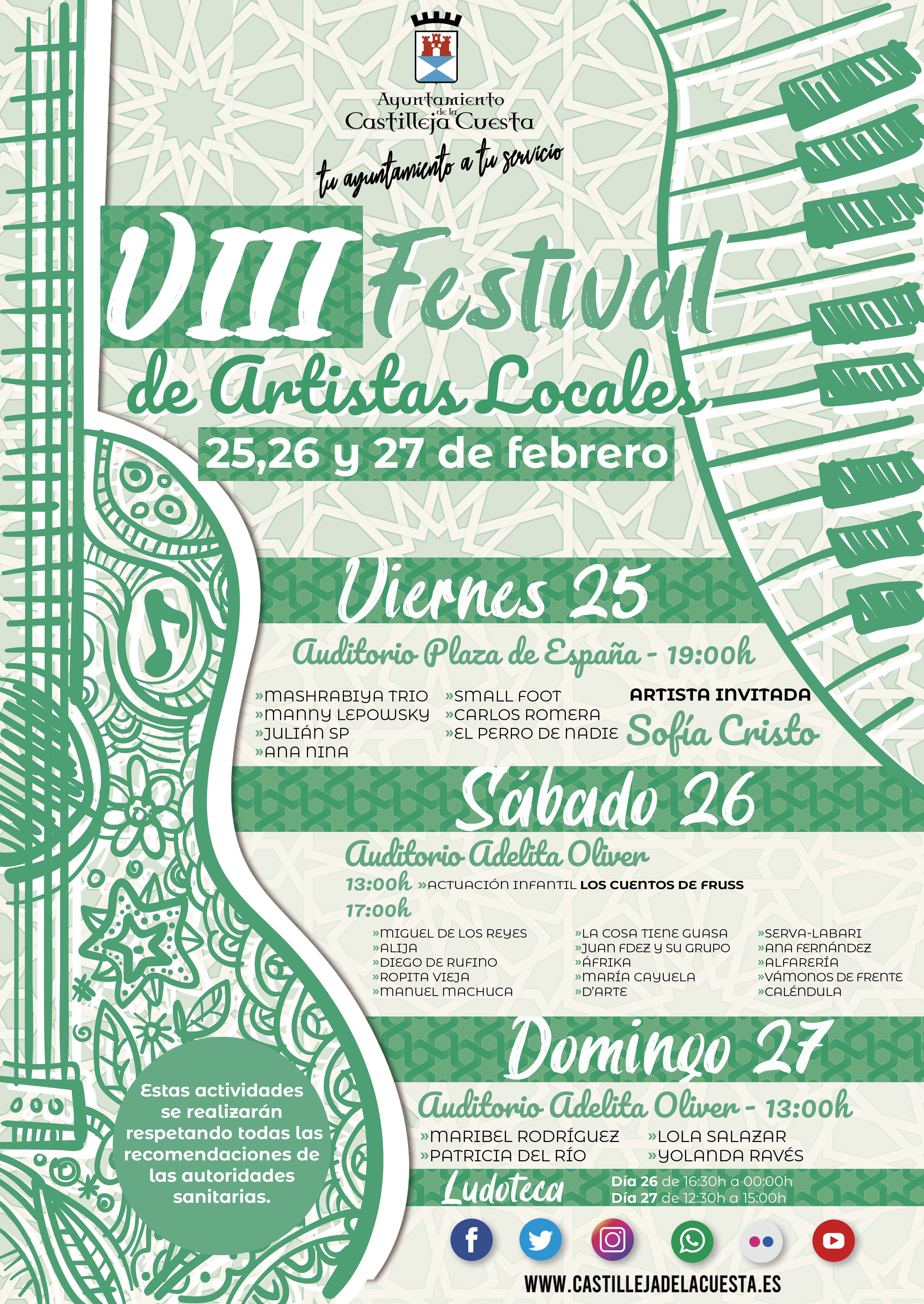 Cartel Festival Artistas Locales 2022