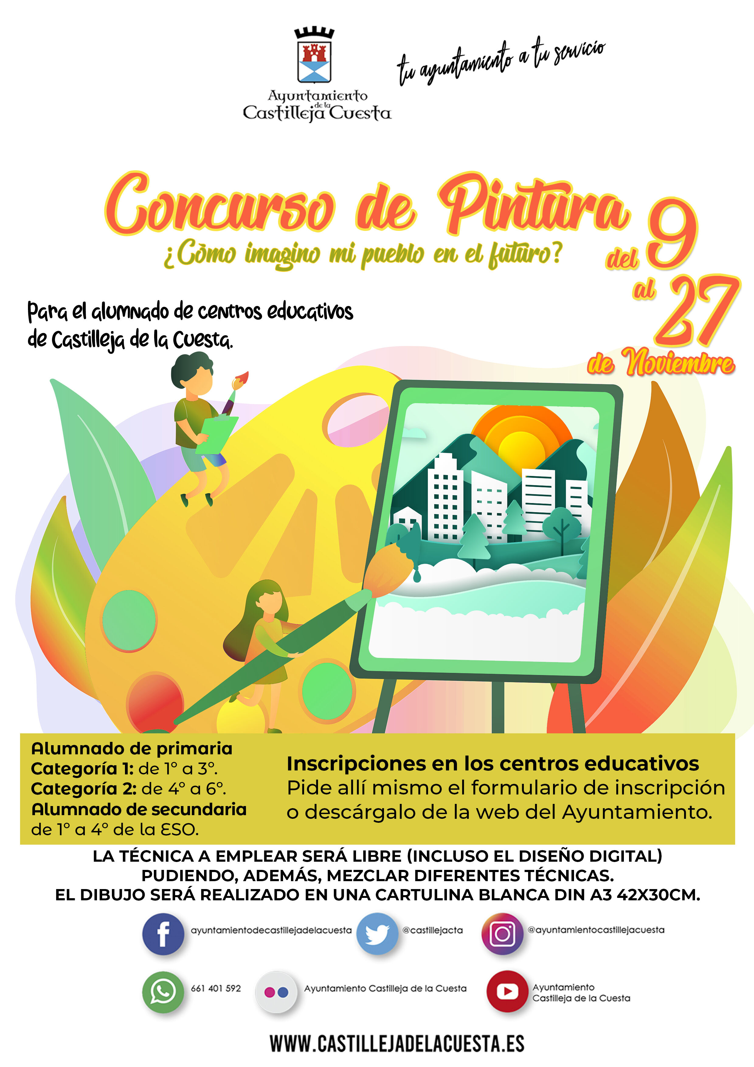 Cartel concurso pintura_como imagino mi pueblo NOV20