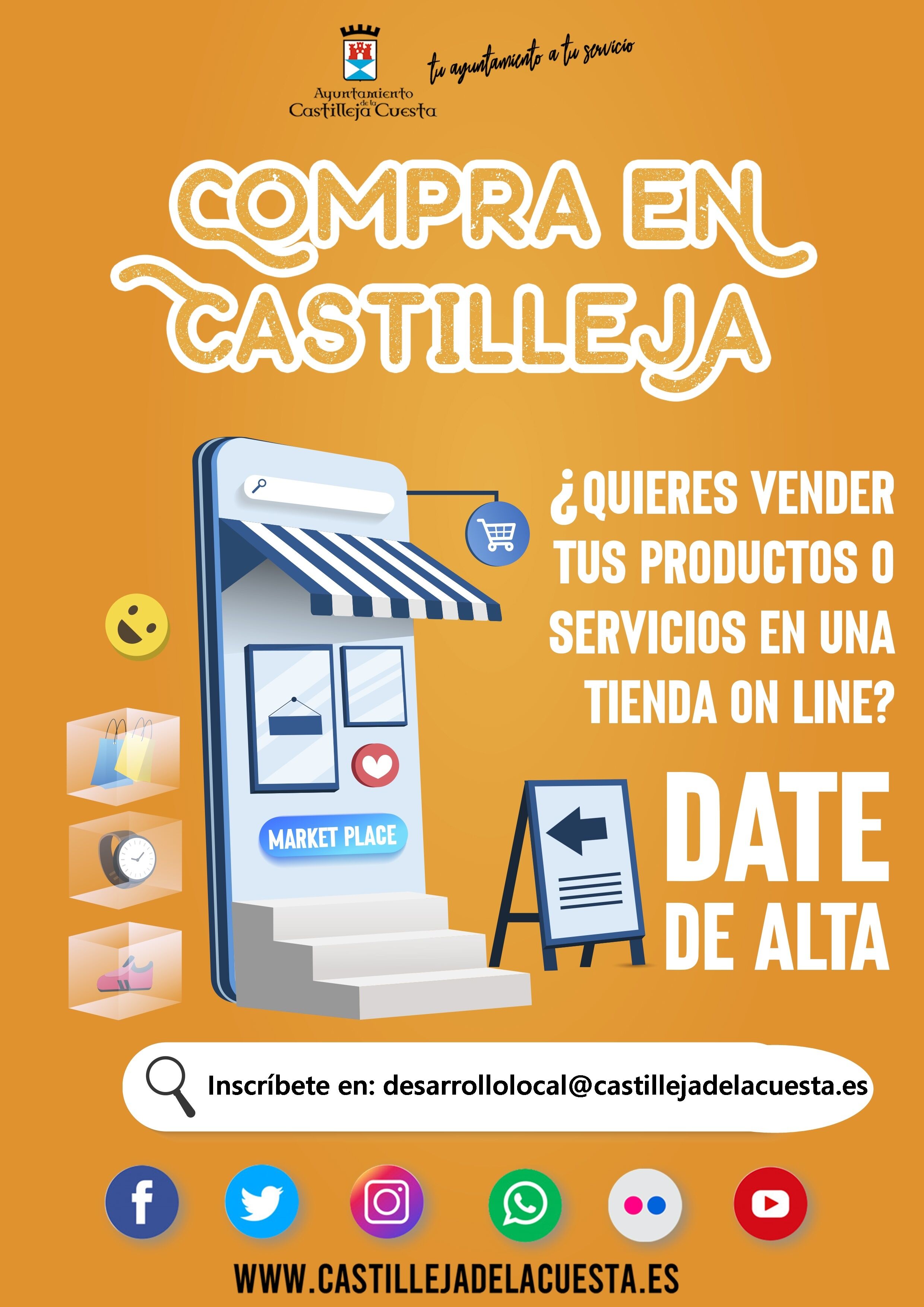 Cartel inscripción Marketplace Mayo22