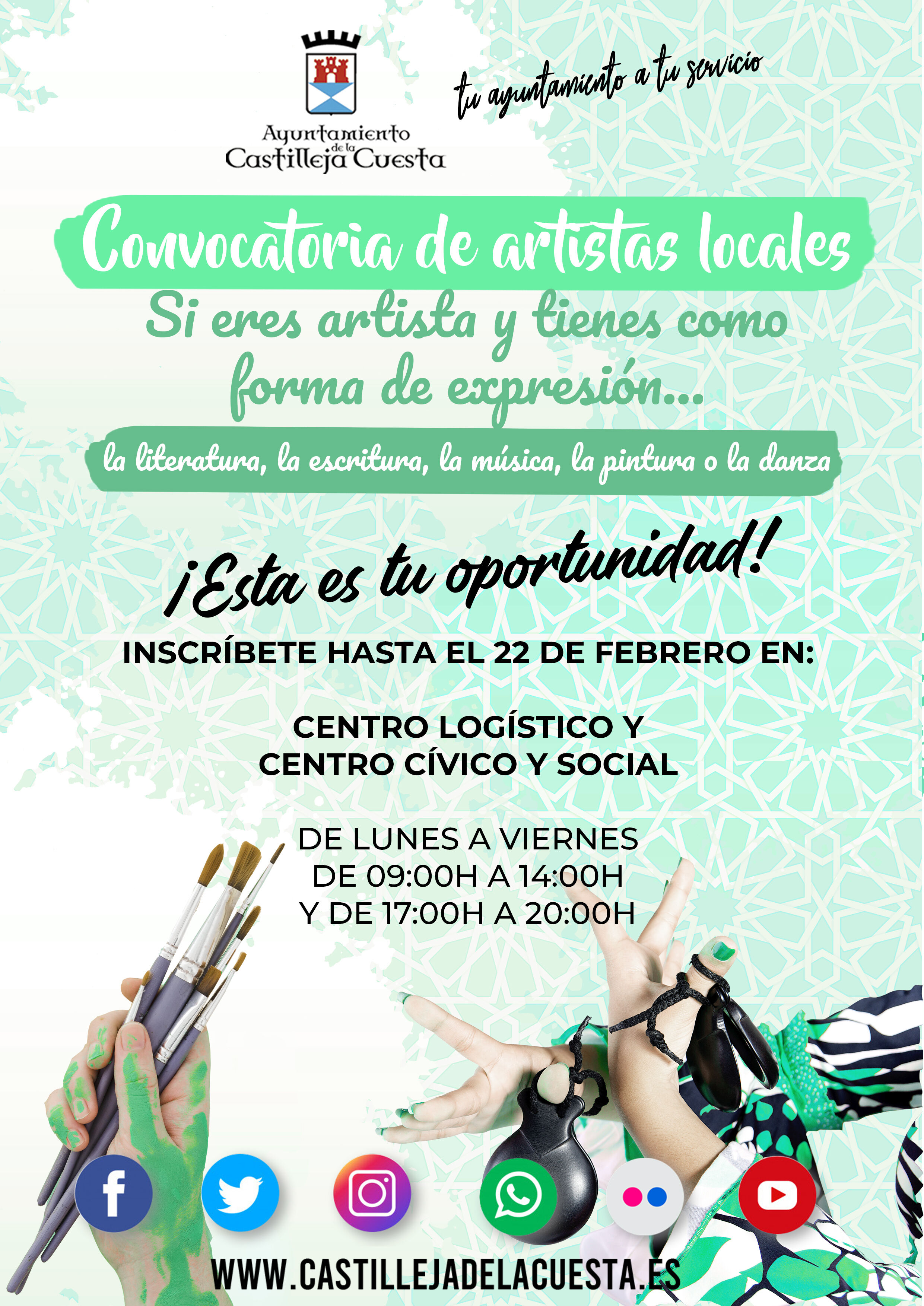 Cartel registro de artistas locales_varias artes FEB22