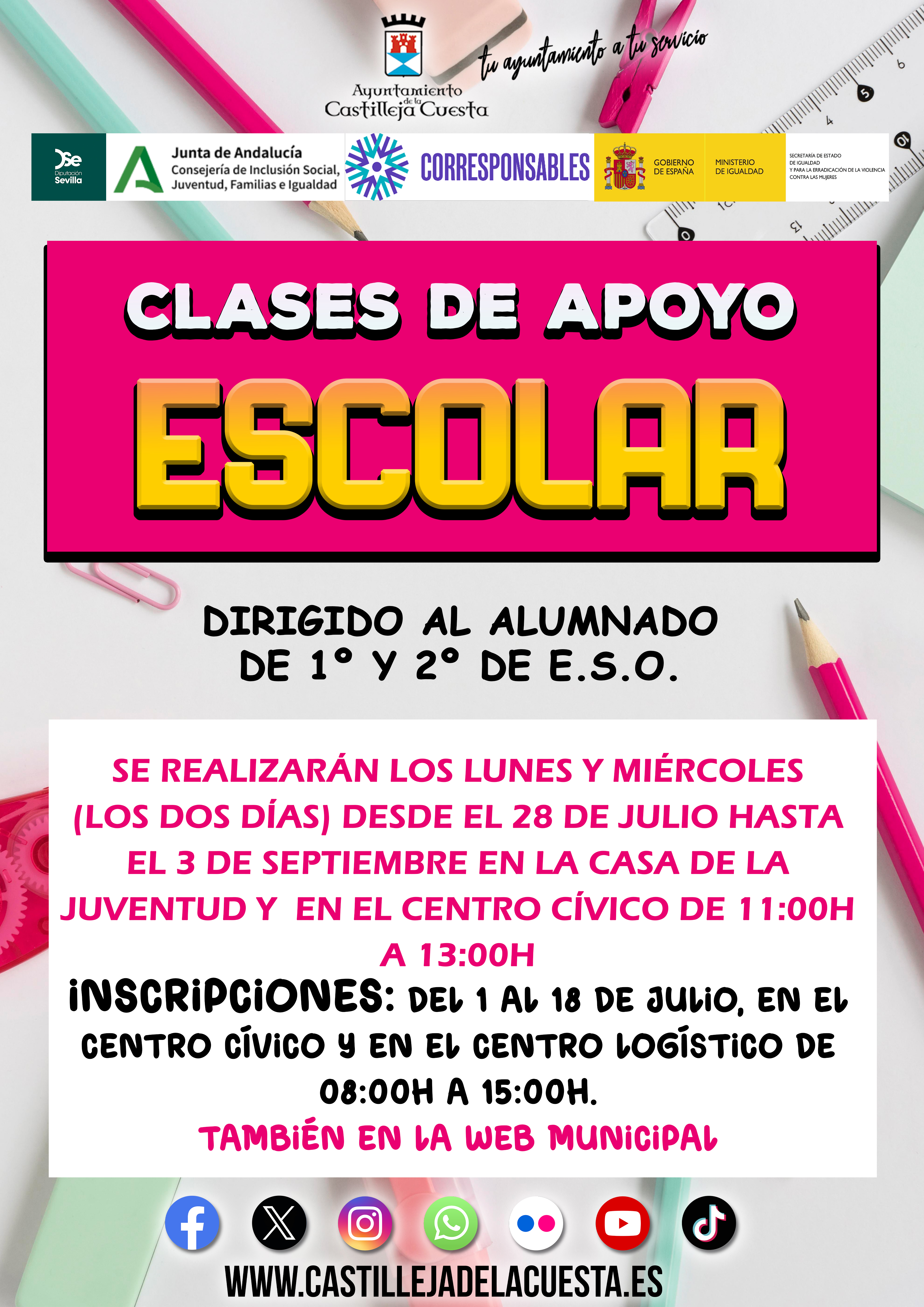 Clases de APOYO ESCOLAR 2025