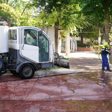 Desinfección_Reapertura Parque Los Olivos
