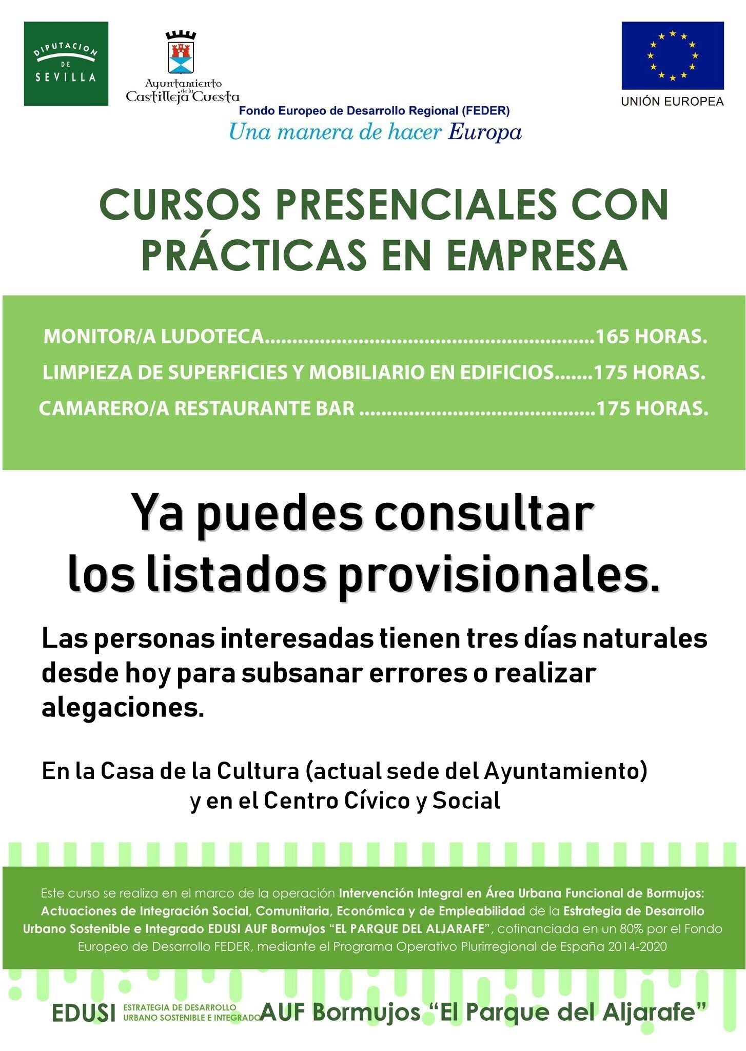 Edusi listas provisionales SEP23