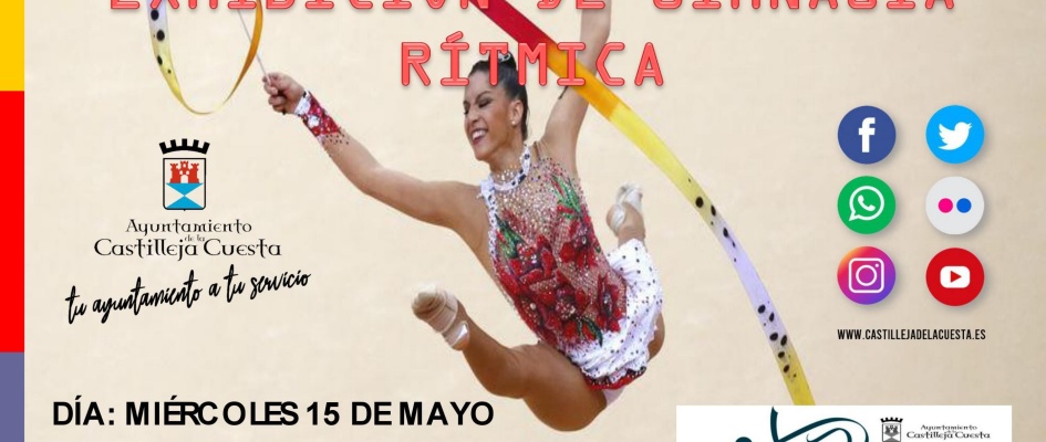 Exhibición gimnasia rítmica mayo 2019