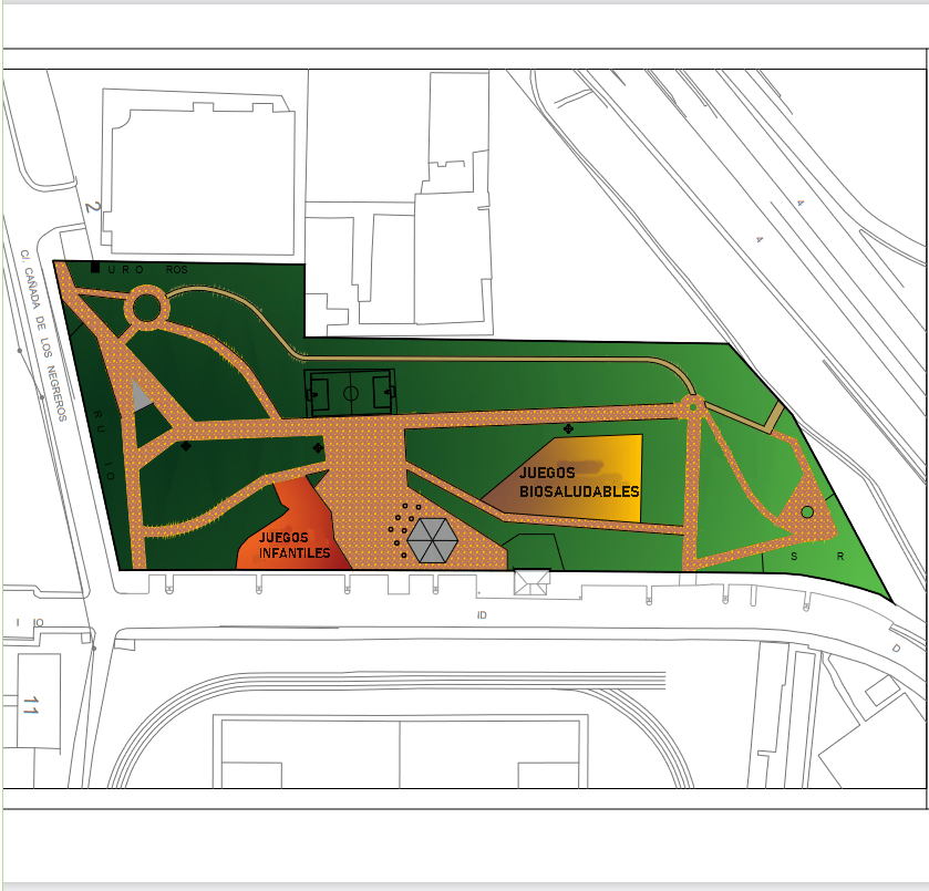 Mapa obras_Parque Verde 2022