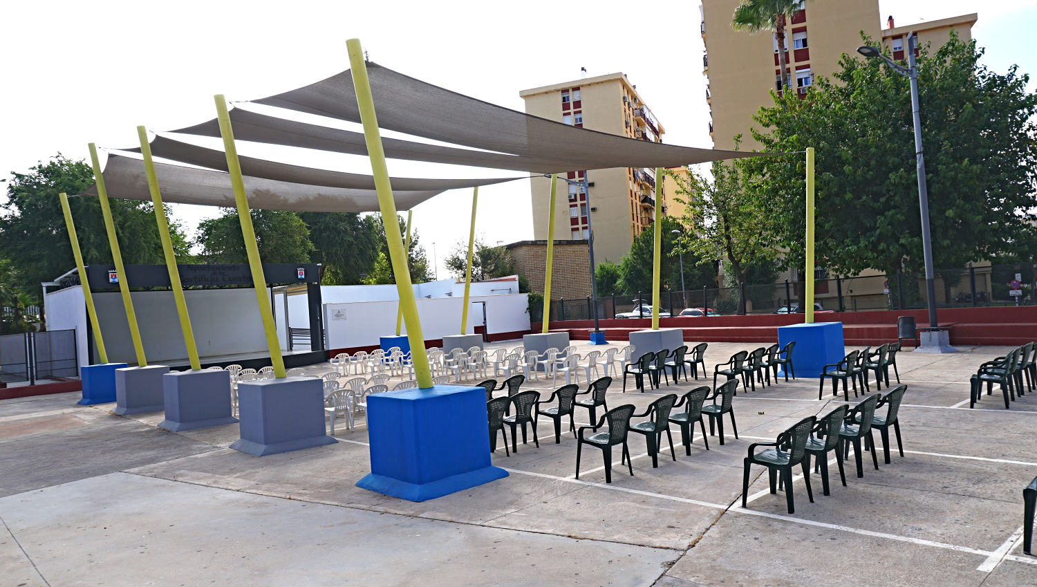 Obras en la Plaza de España JUL2022