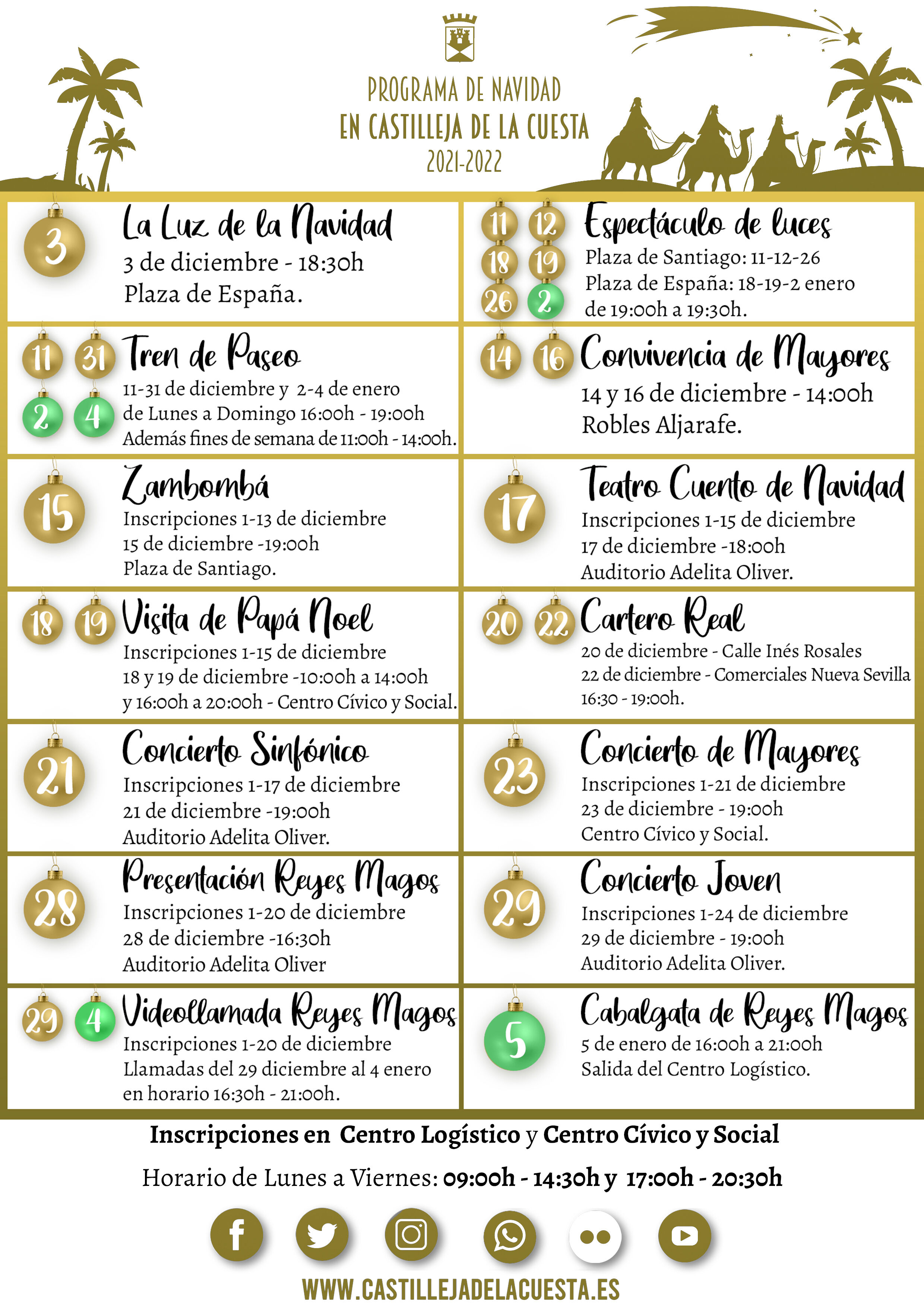 Programa de Actividades Navideñas 2021