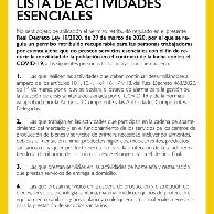 Trabajos esenciales 1