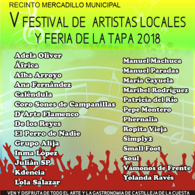 V Festival de Artistas Locales 2018-ARTISTAS-LOCALES
