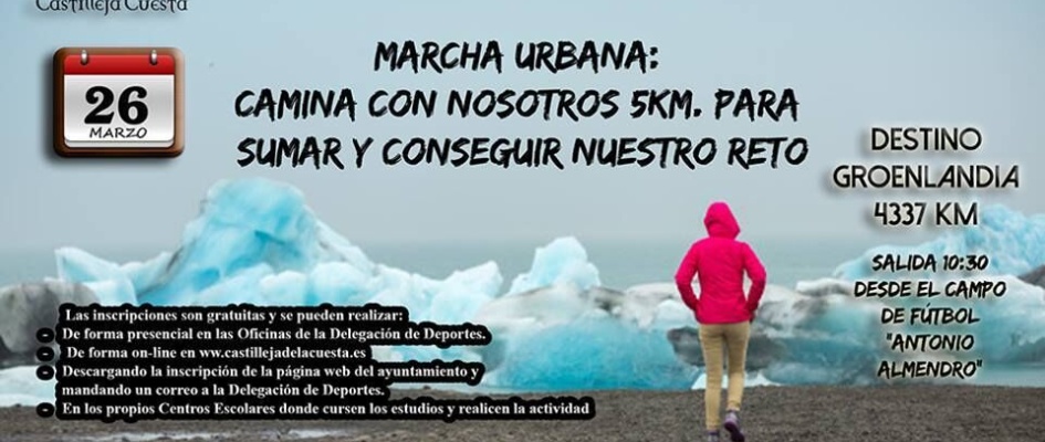 caminando por un reto a groelandia