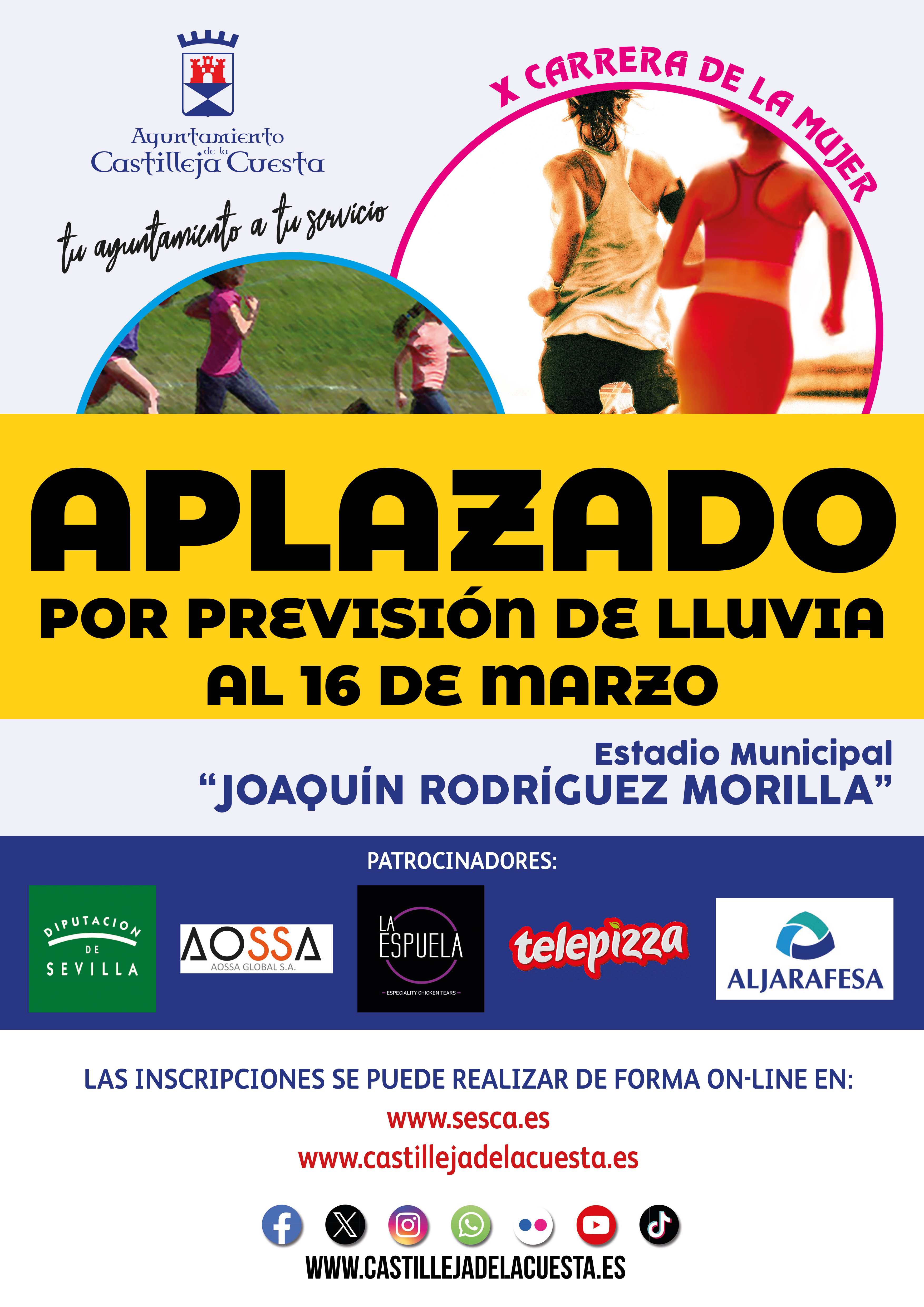 carrera de la mujer 24 cambio fecha