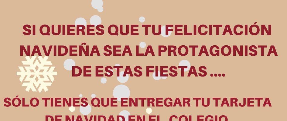 cartel felicitaciones navideñas