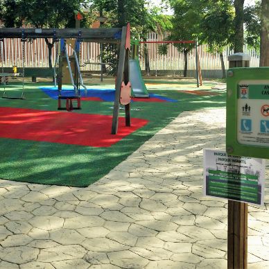 cartel prevención Covi19_Parque de los Olivos