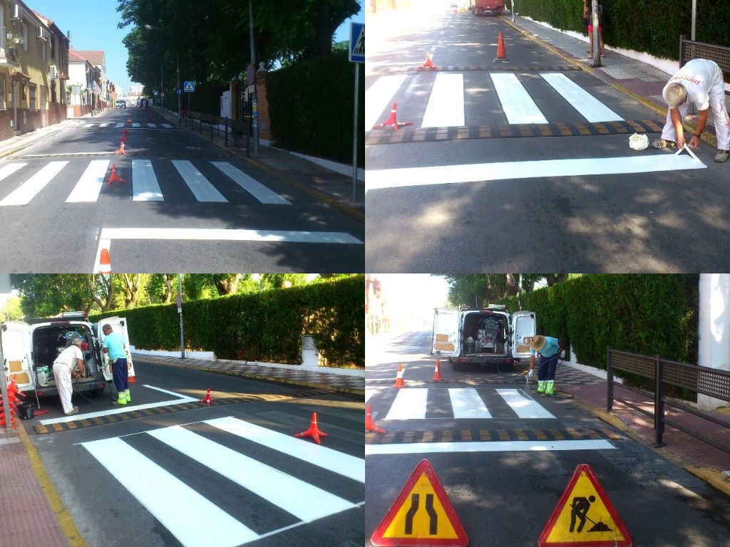 collage pintado paso peatos piscina verano 20180731