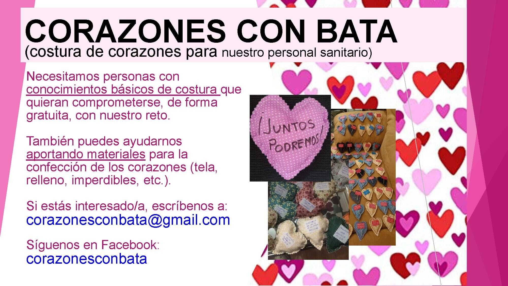 corazones en bata