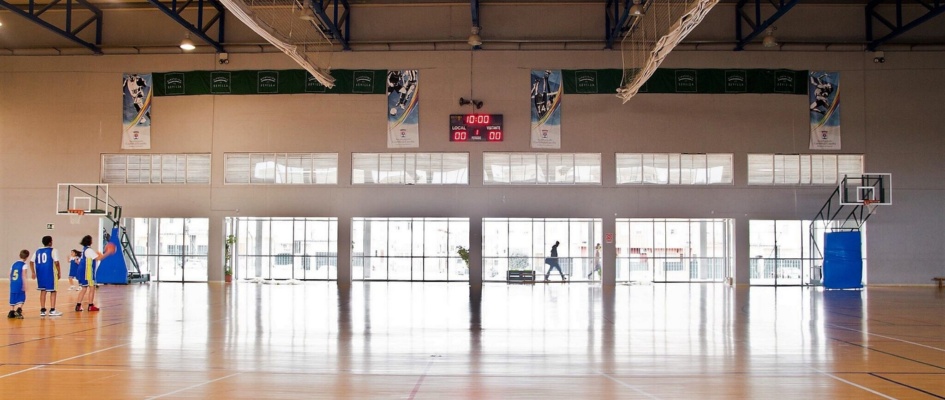 reparación pistas pabellón cubierto